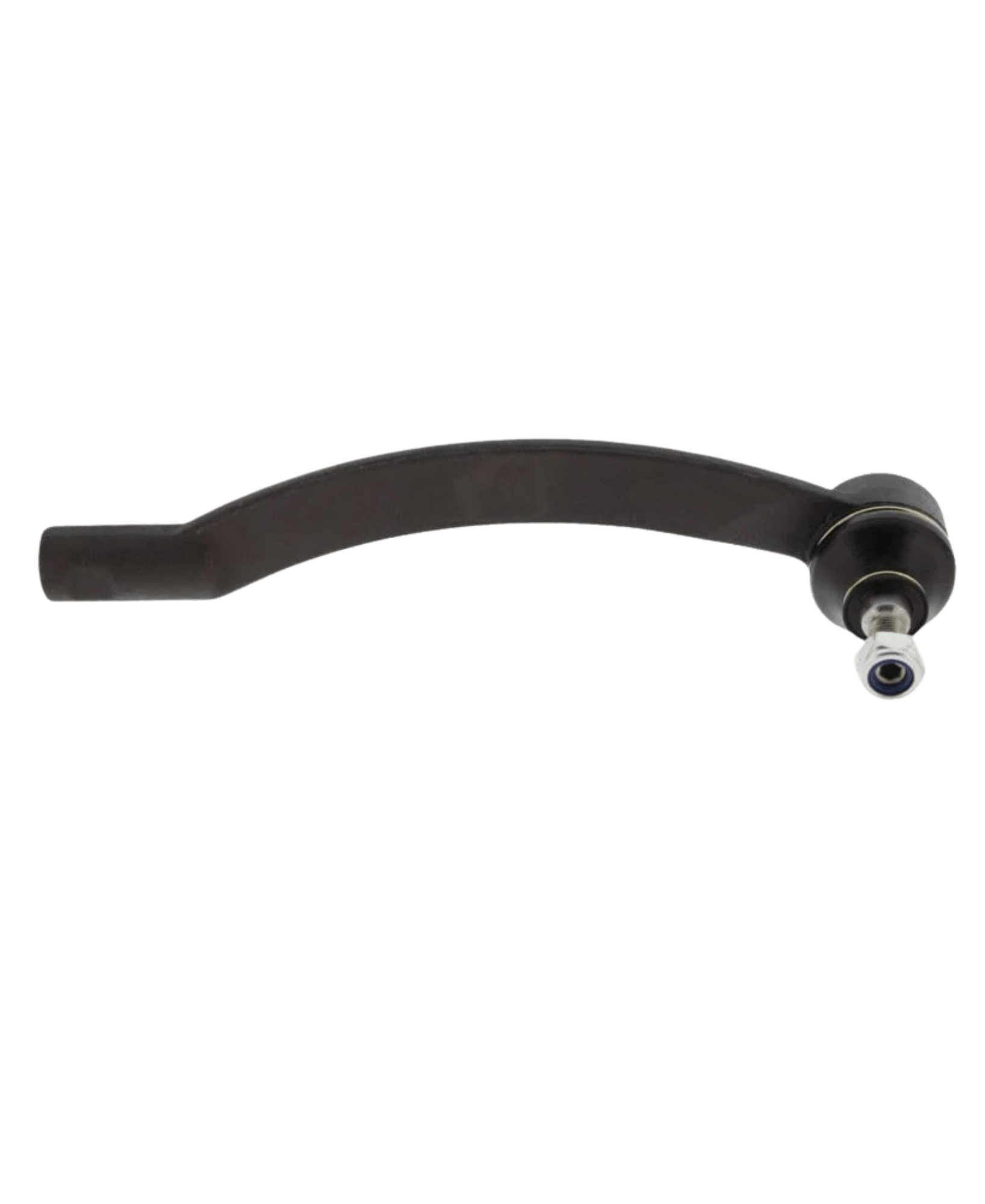High clearance sweeping arc track control rod link featuring an internal female thread connecting shaft and a sealed ball joint.